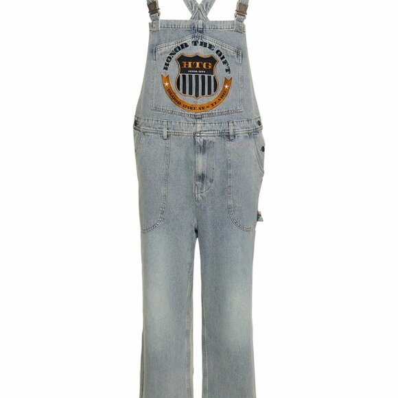 HONOR THE GIFT Men's Workwear Denim Overalls w/ Embroidered Logo -Size 38 - NWT - Picture 1 of 11
